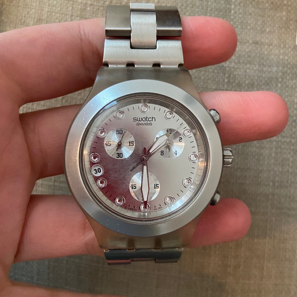 SWATCH SWISS Silver Watch